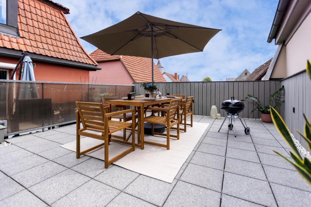 Homie Stay Badgasse - Fewos Am Main Mit Dachterrasse & Fahrradgarage Ochsenfurt Bagian luar foto