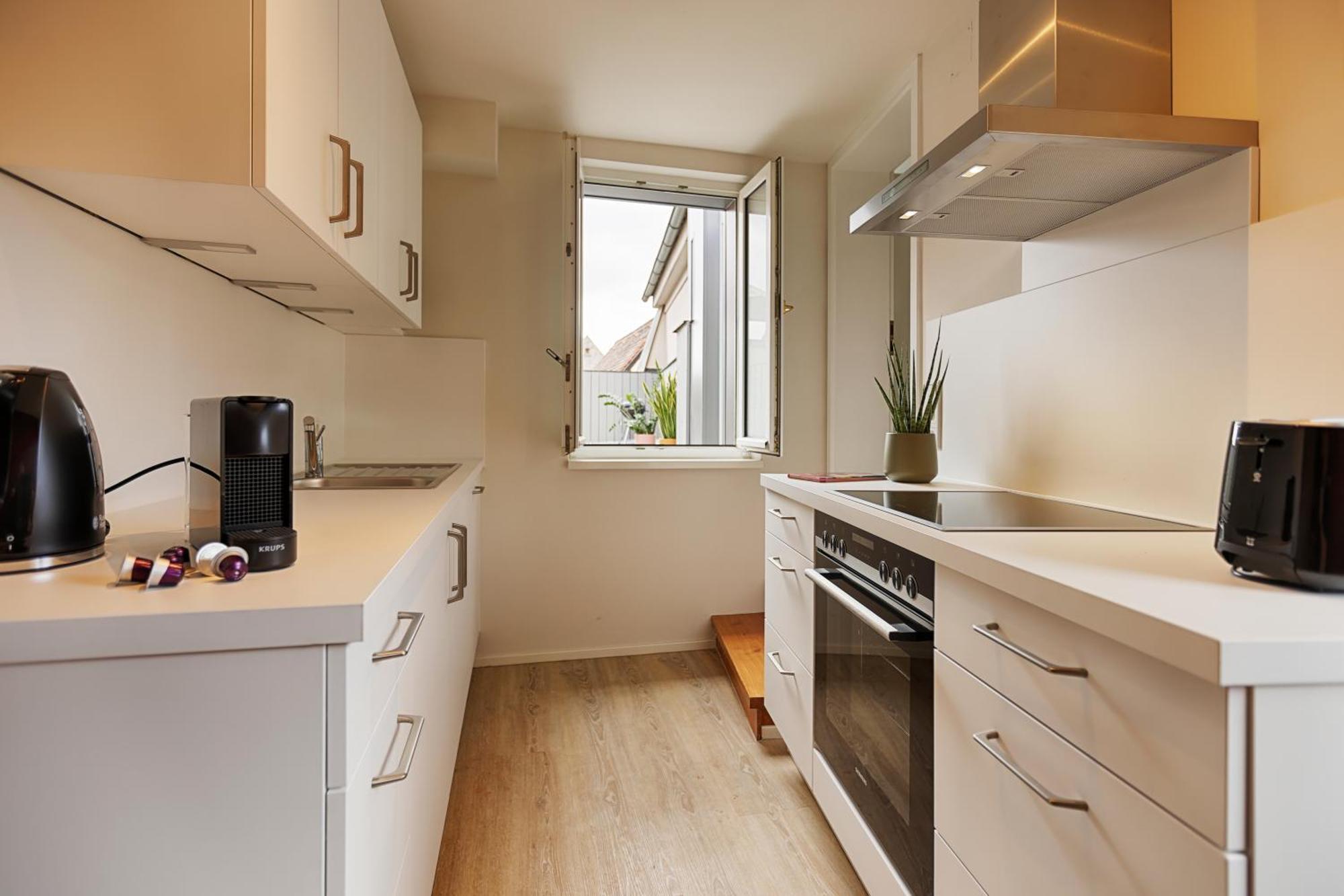 Homie Stay Badgasse - Fewos Am Main Mit Dachterrasse & Fahrradgarage Ochsenfurt Bagian luar foto